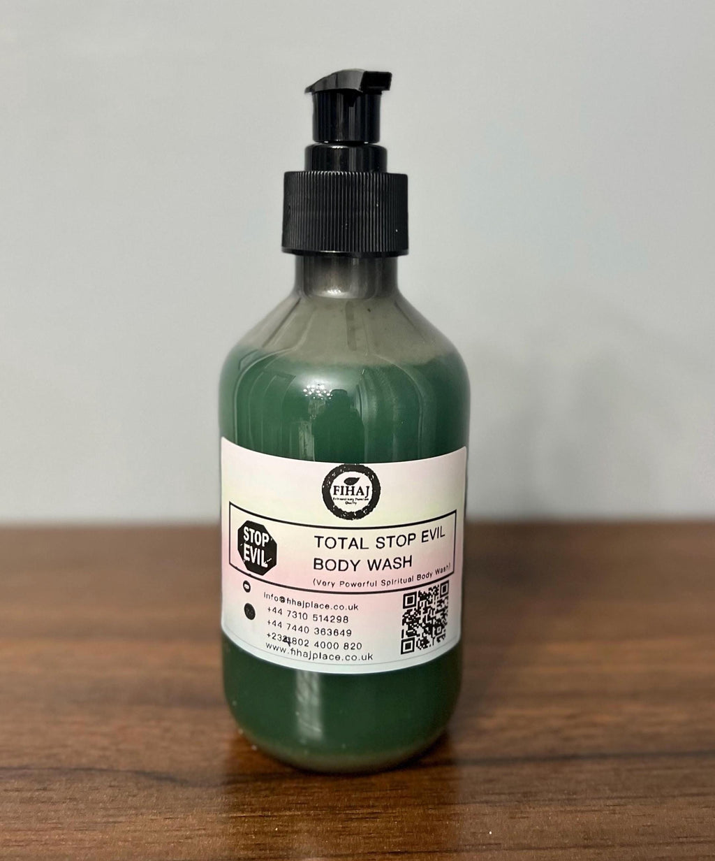Total stop evil body wash