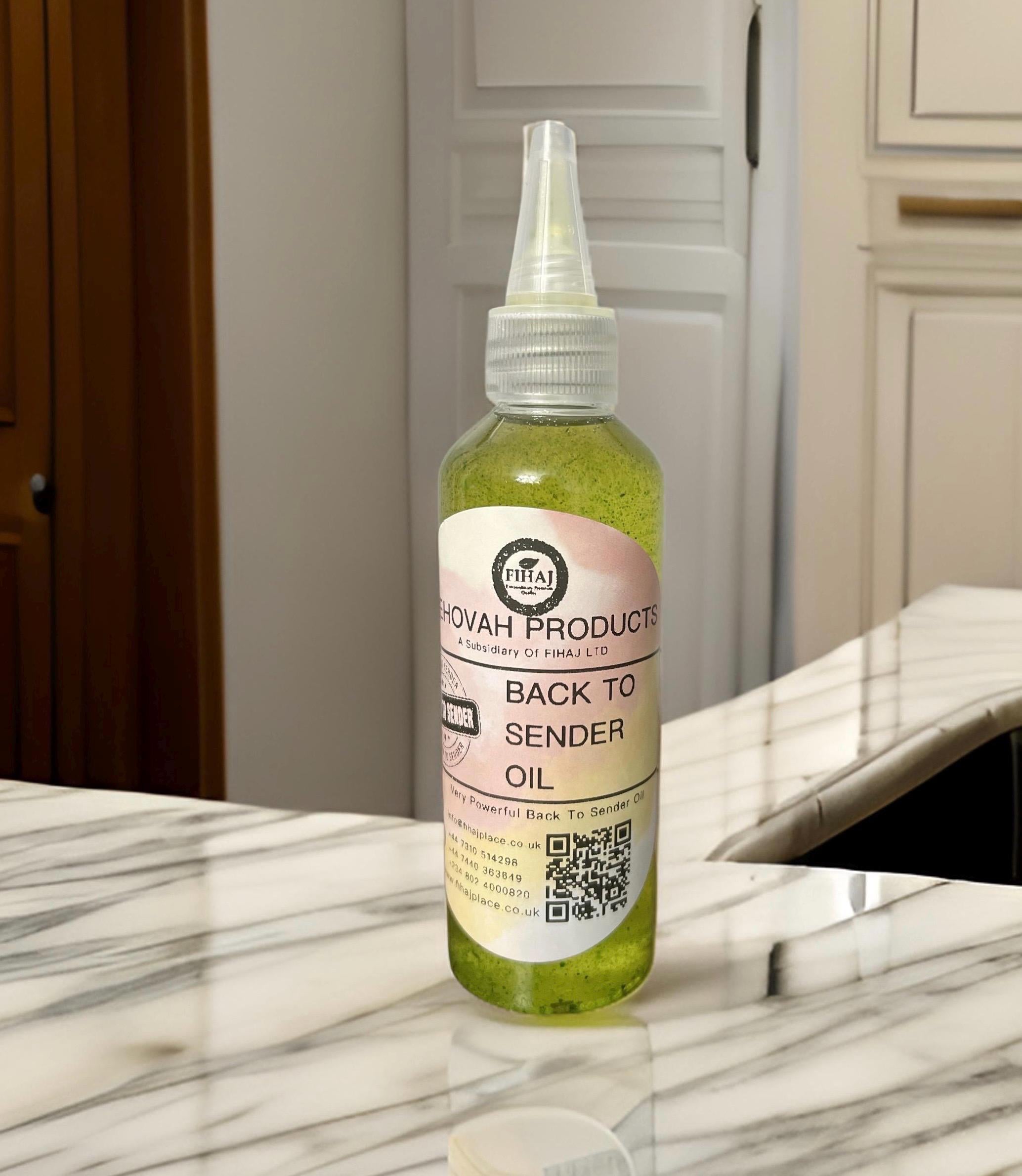 Powerful Back To Sender Spiritual Oil