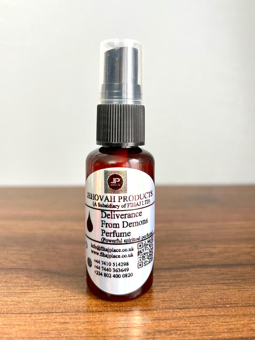 Special deliverance from demons perfume