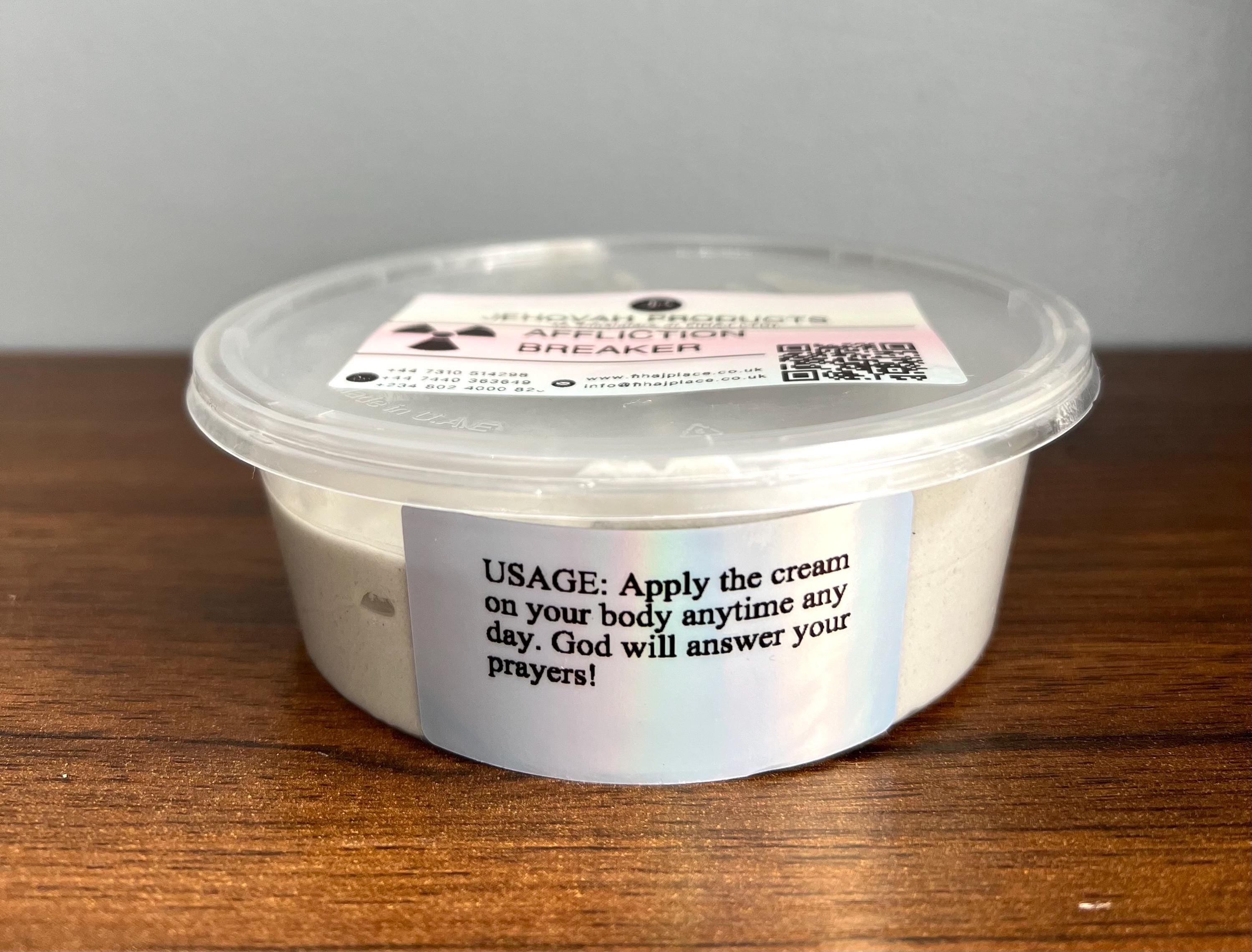 Affliction Breaker Body Cream