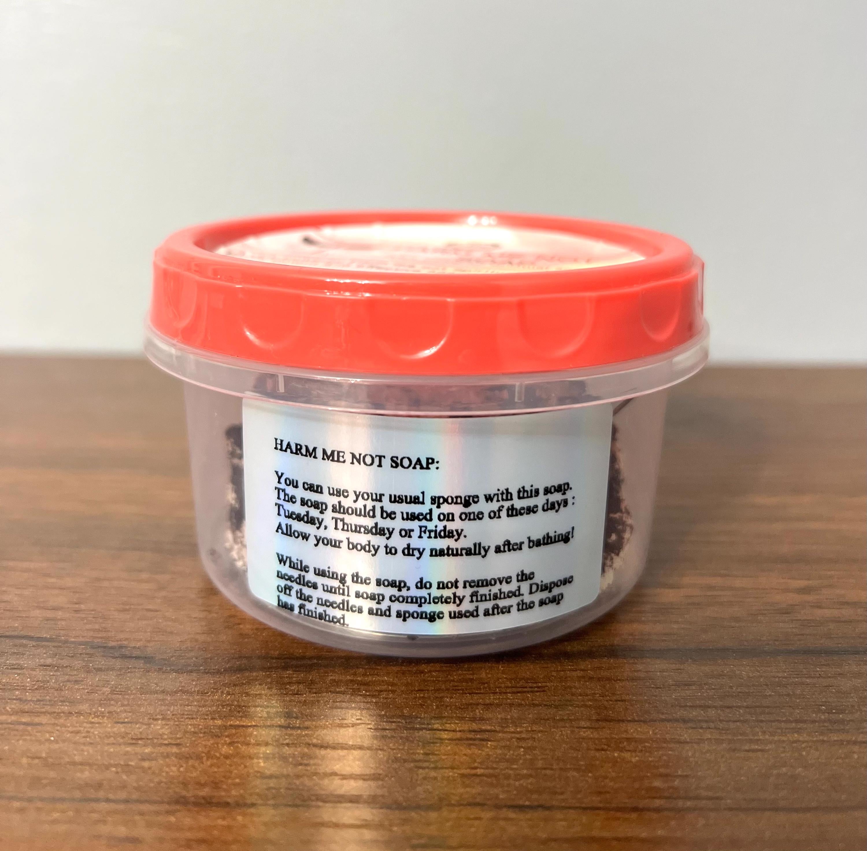 Harm me not soap with special needles