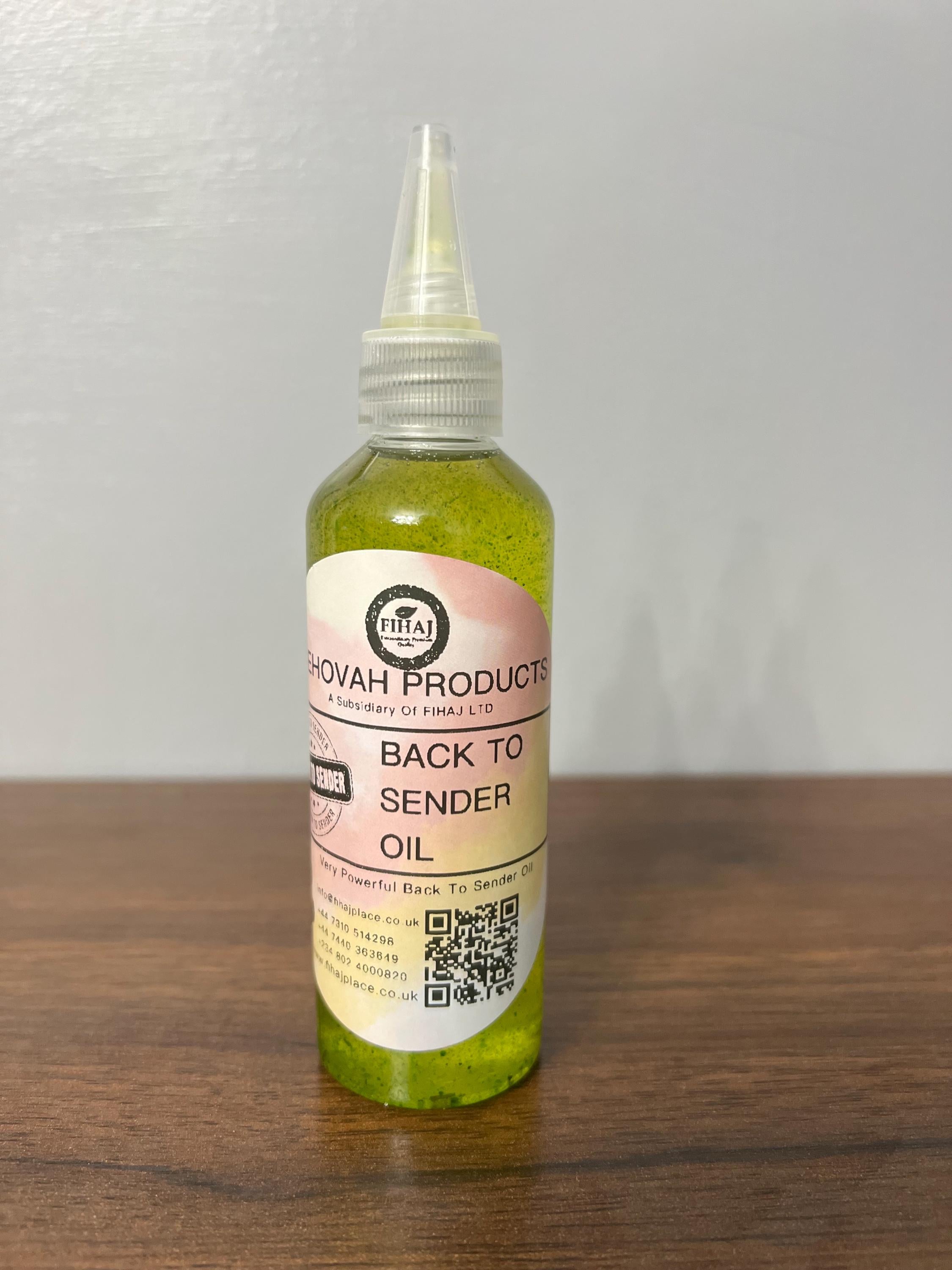 Powerful Back To Sender Spiritual Oil