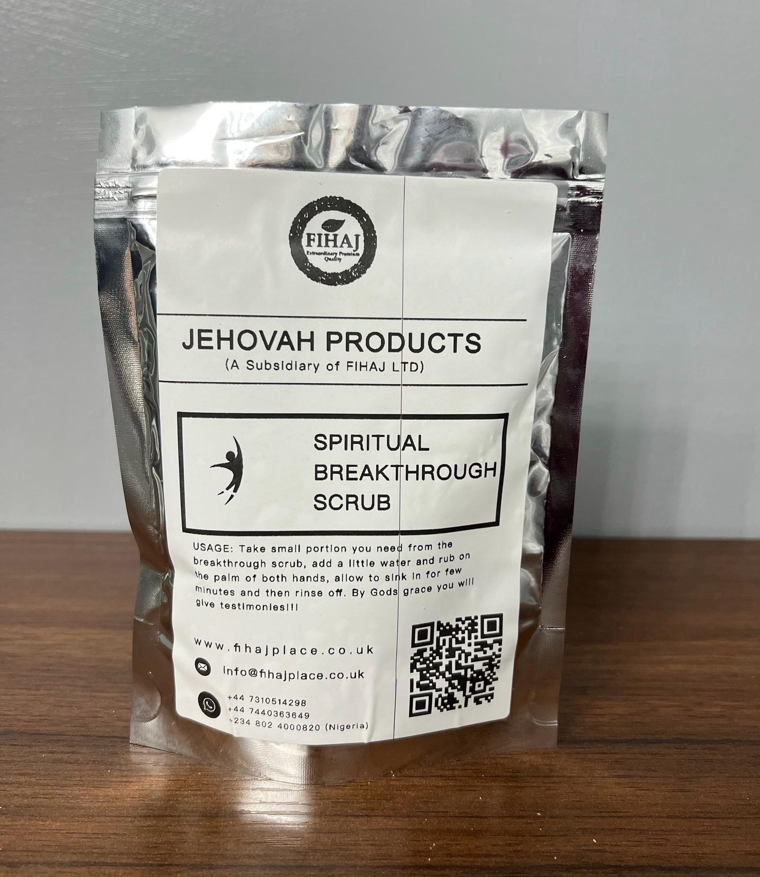Spiritual breakthrough scrub