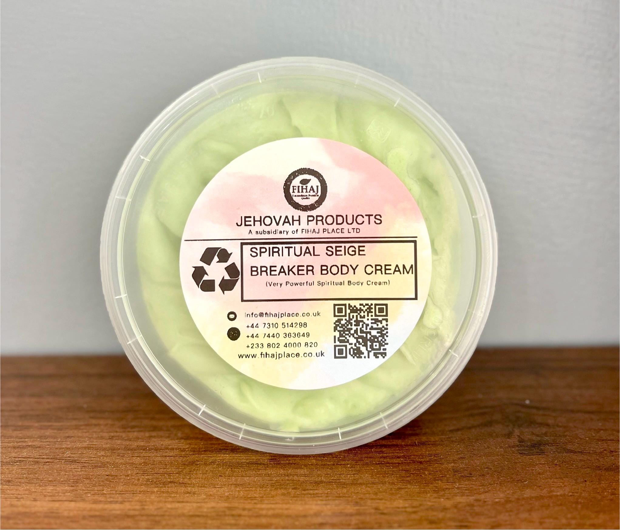 Spiritual seige breaker body cream