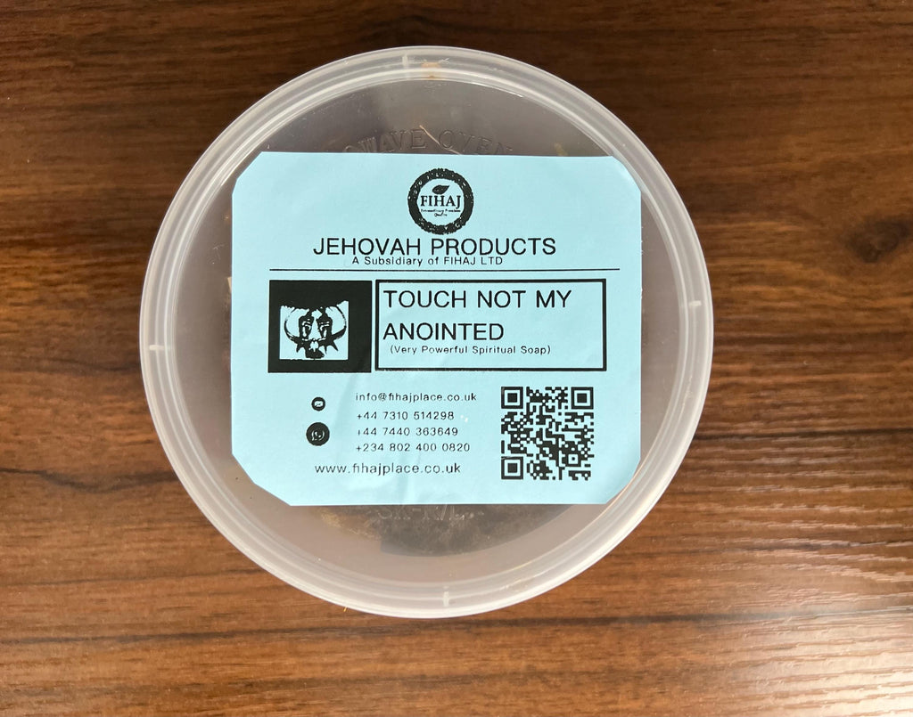 Touch Not My Annointed Spiritual soap
