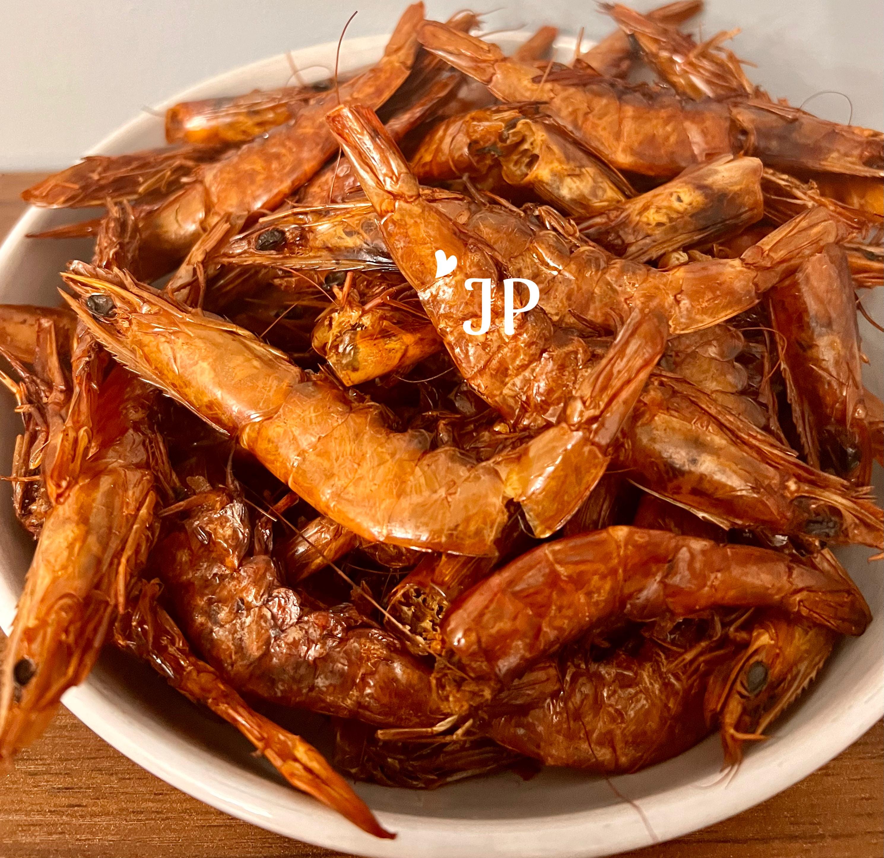 Smoked King Prawns (Ede): Nigerian Tasty Red Prawns - 100g