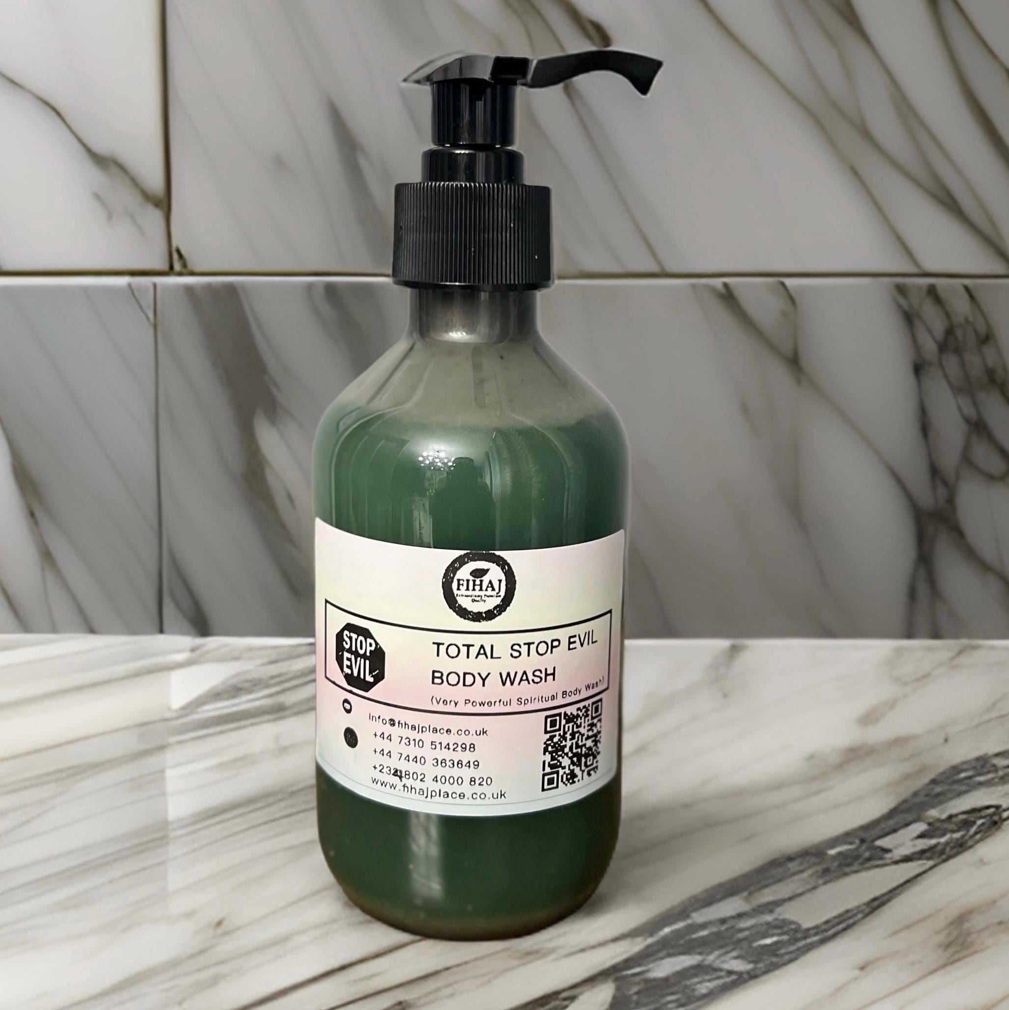 Total stop evil body wash