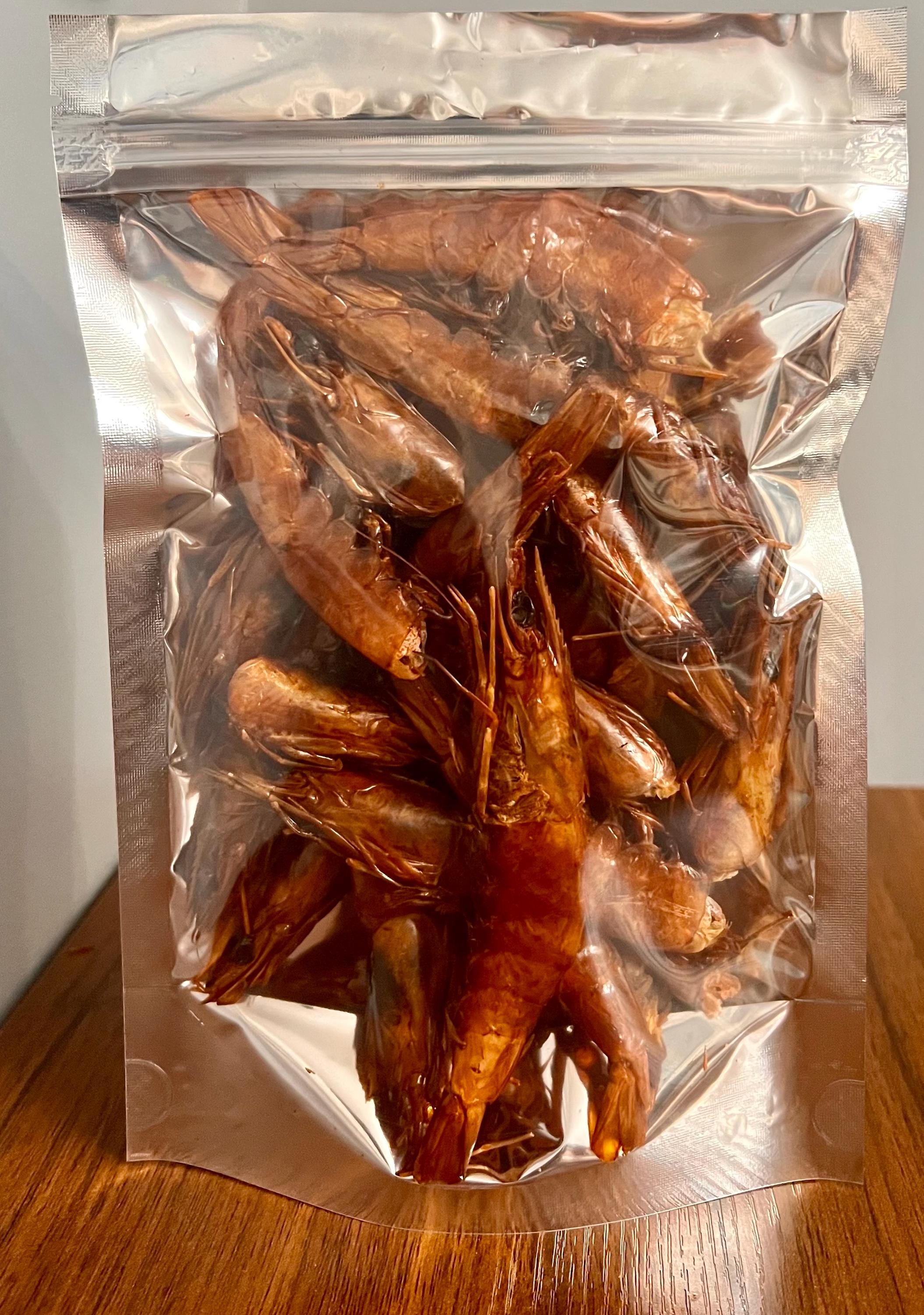 Smoked King Prawns (Ede): Nigerian Tasty Red Prawns - 100g