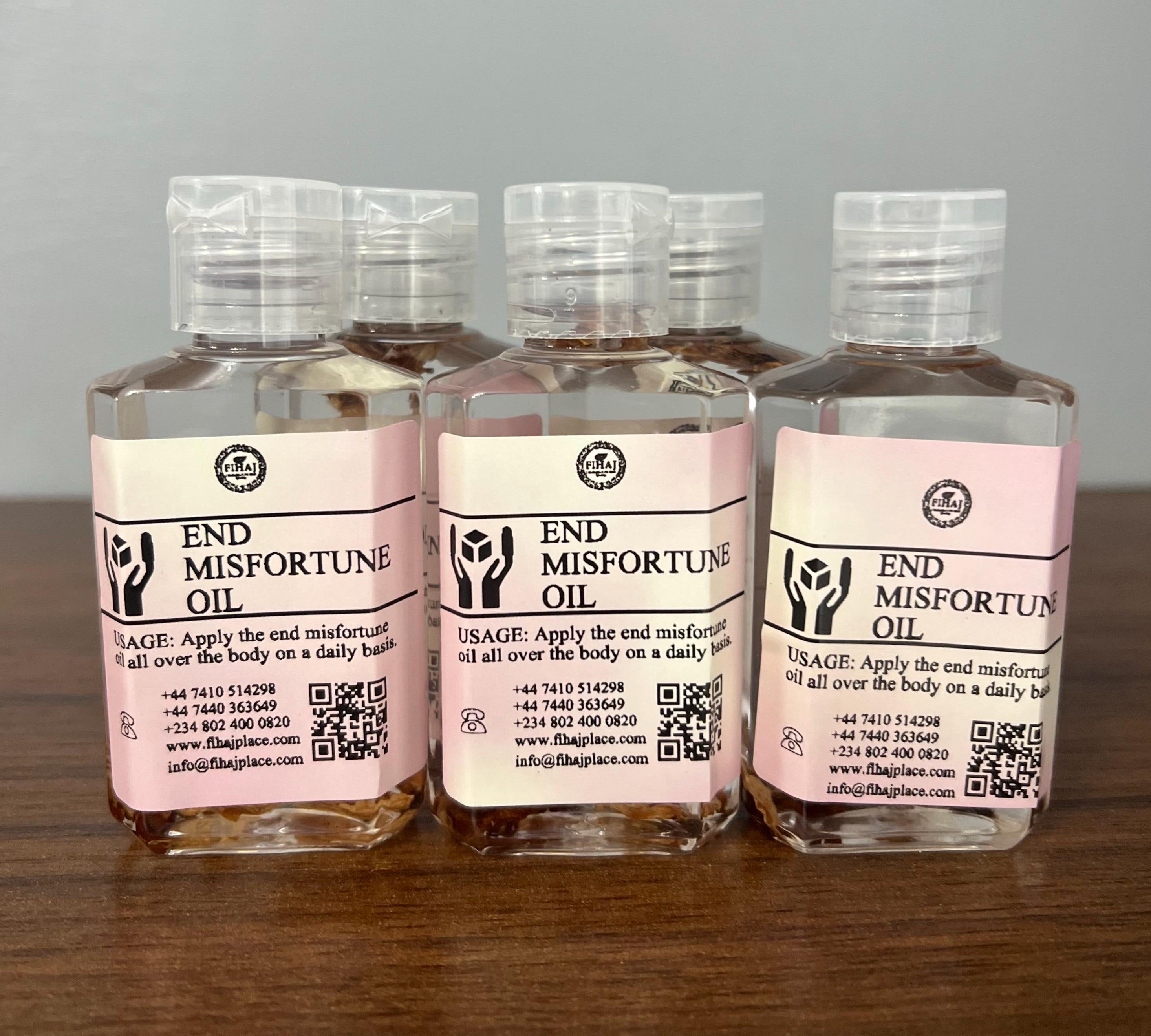 End Misfortune Spiritual Oil