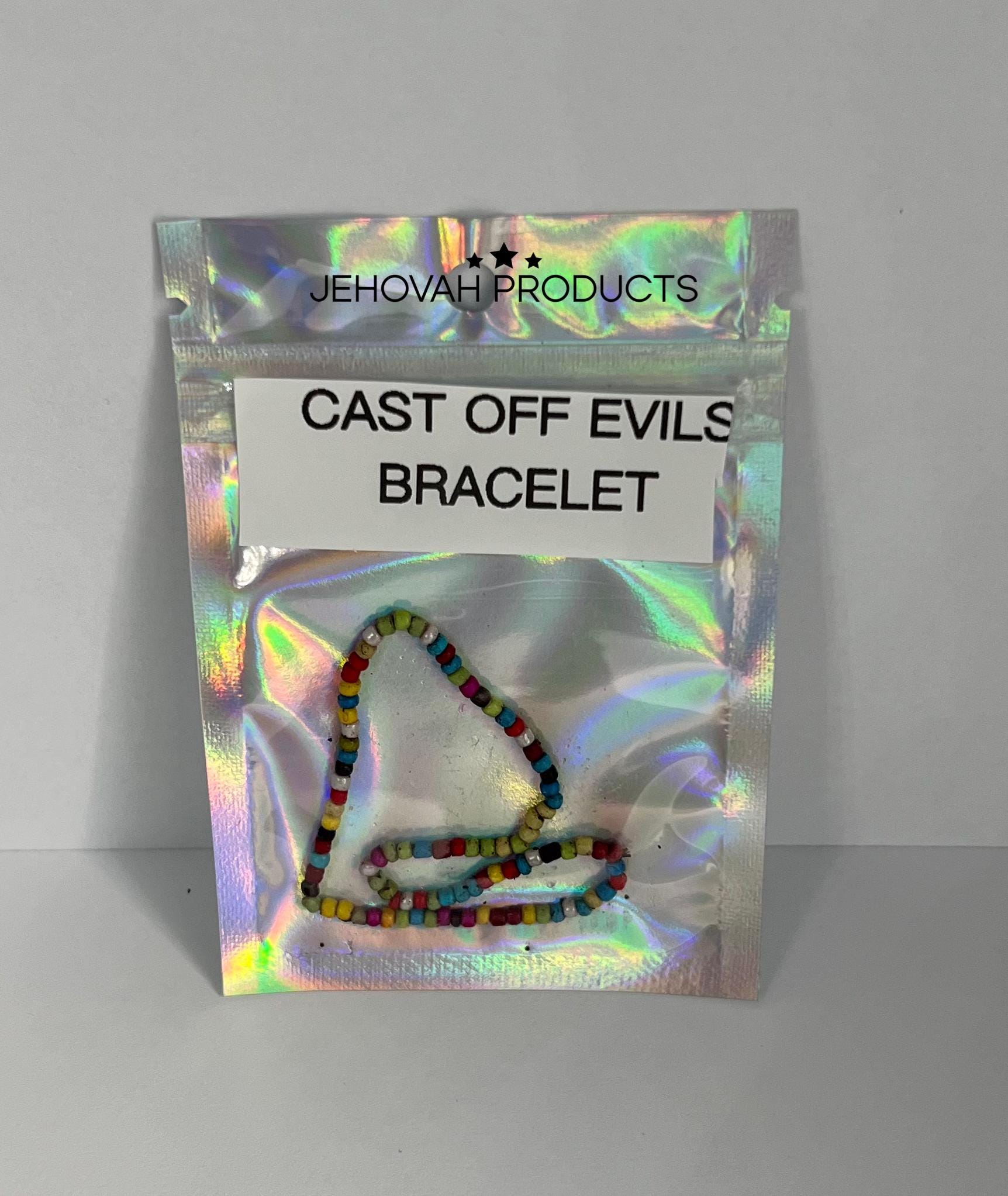 Cast off evils ankle bead